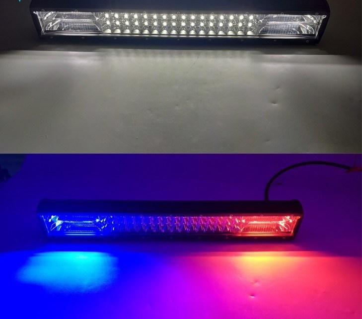 Red Blue 288W RGB LED Flashing Light Bar