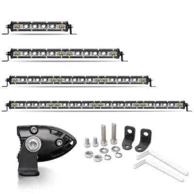 Wholesale Price High Power Lumen Customize 8&quot; 14&quot; 20&quot; 26&quot; Driving Light Single Row LED Light Bar