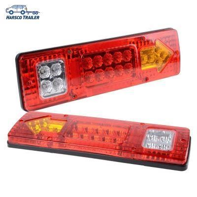 19LED Rectangle Combination Trailer Tail Signal Lights
