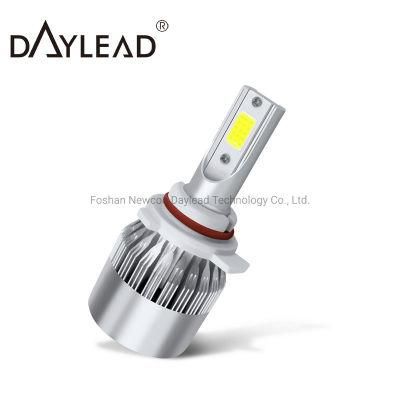 Super Bright Good Quality High Low Beam Csp Chip Night Eye 6000K Car C6 LED Headlights