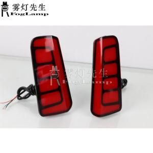 2PCS for Toyota Vellfire 2016 - 2018 3-in-1 Functions 12V LED Bumper Light Rear Fog Lamp Brake Light Turn Signal Light Reflector