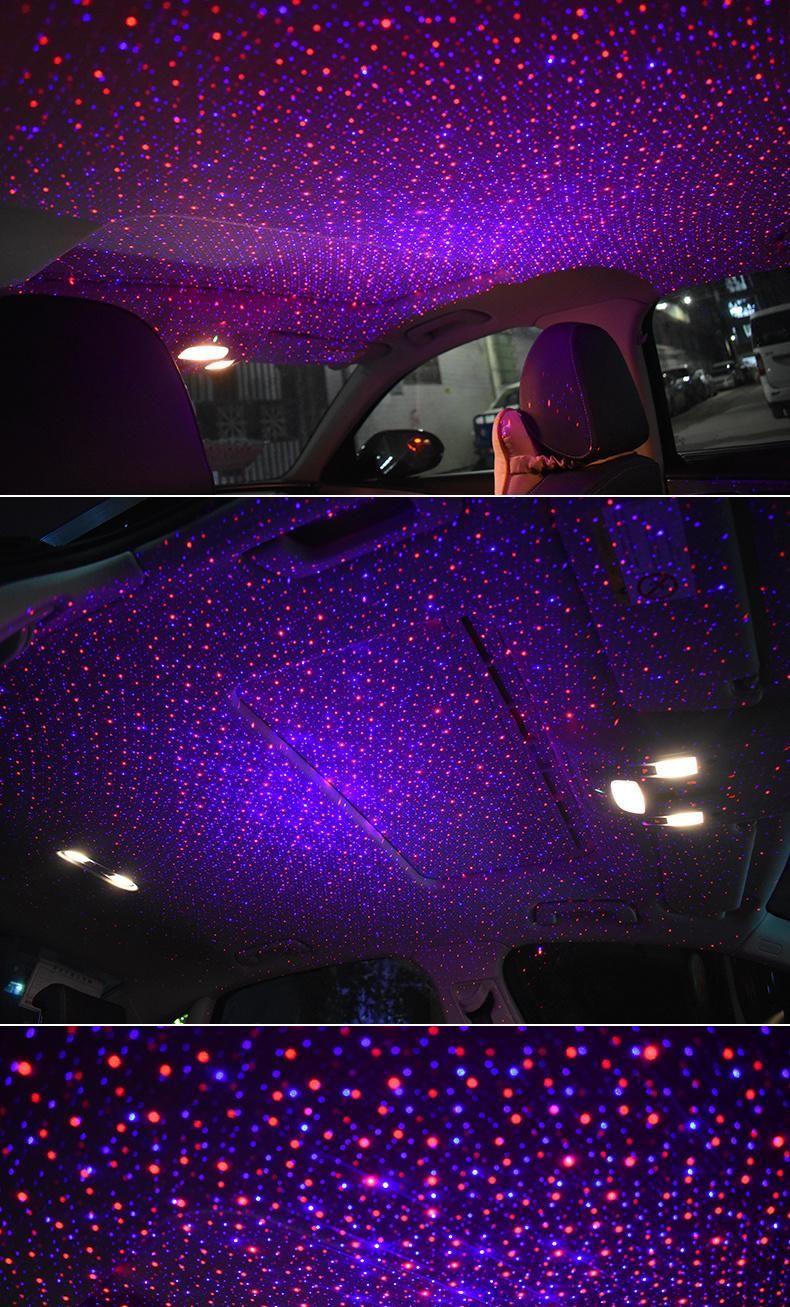 Decorative RGB LED Interior Car Lights Remote Control USB Port Atmosphere Car Light