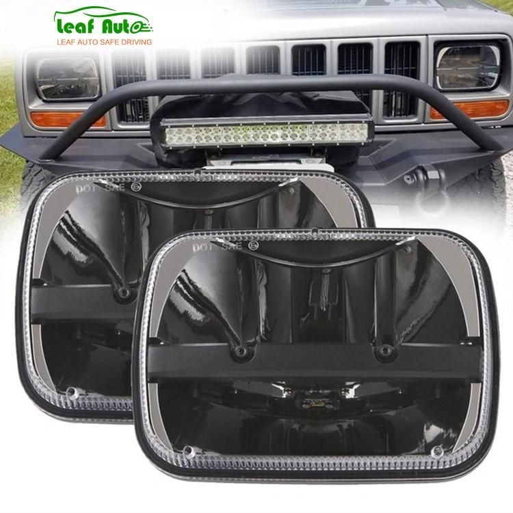 7X6 5X7 Inch 30W Sealed Beam LED HeadlightJeep Truck