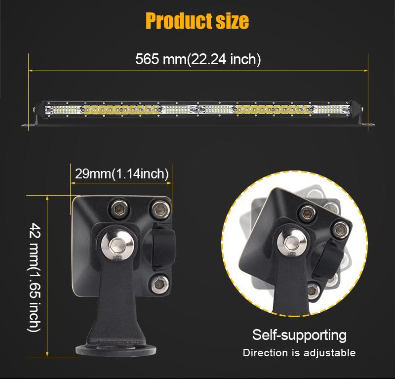 Driving Beam Single Row 20inch 4X4 Offroad LED Bar