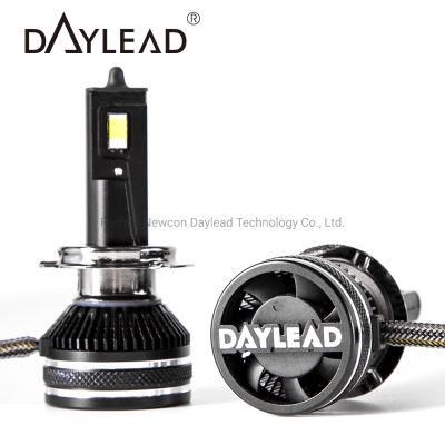 High Power Super Bright 24V 13000lm H11 H4 Auto LED H7 Mini Size LED Headlight