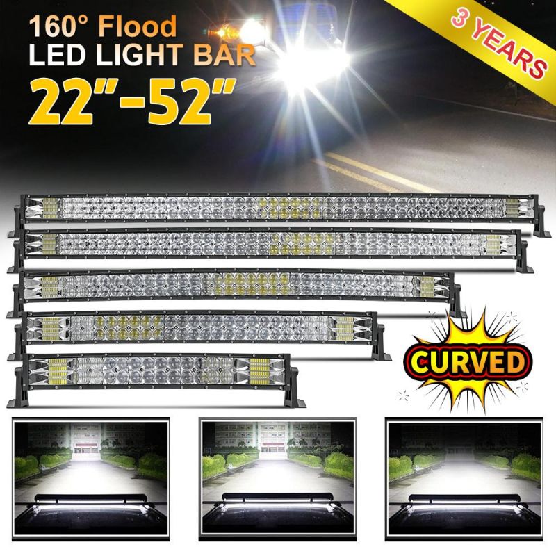 Factory Price 12D Reflector 12V Car Modified LED Lights 22" 32" 42" 50" 52 Inch Offroad 4X4 Truck LED Bar Lights