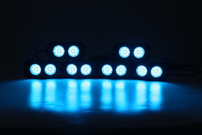 2019 New 6 Pods Bluetooth RGB LED Rock Light