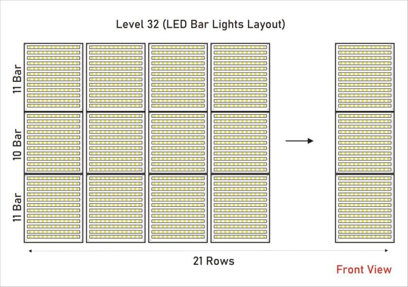 24V/12V 6000K Pure White Samsung LED 1000mm Rigid Bar Used for Light Box