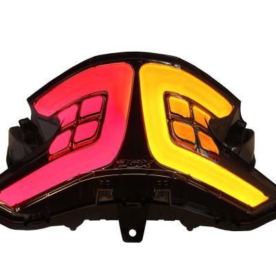 Motorcycle Lighting LED Rear Tail Light with Turn Signal Lamp 2 in 1 for Pcx 125 150 2018 2020
