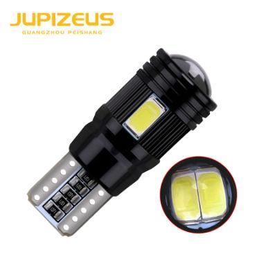 Hot T10-5730-6SMD Canbus No Error LED Bulbs W5w LED Light New Factory Supply Non-Polar 12V