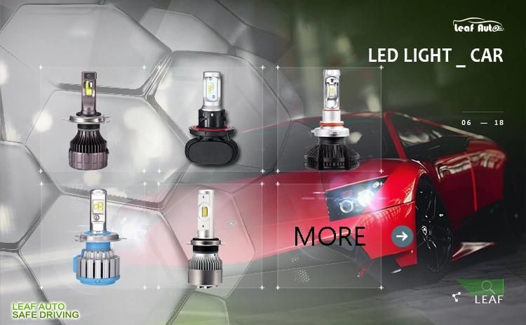 LED Headlights Bulbs Conversion Kit Lights 50W 6000lm 3000K/6500K/8000K H1 H11 Hb3 9005 9006 Auto X3 Zes Car Headlight H4