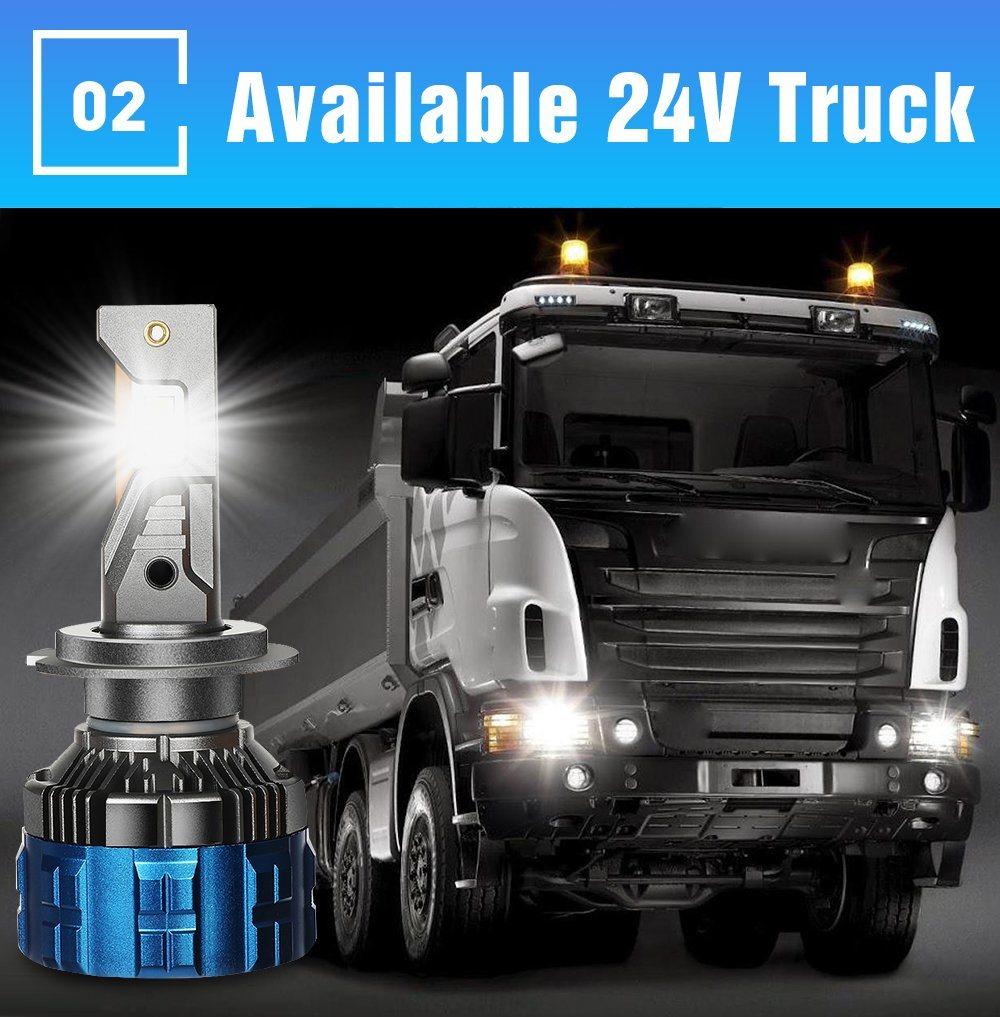 Super Bright Car LED Headlight Bulbs F8 Csp Chip 16000lm 110W 18000lm H7 H8 H9 H11 9005 9006 Can Be Used on Trucks