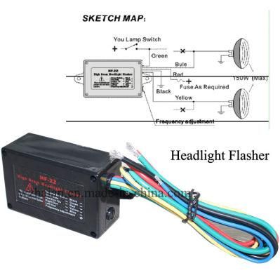 Car High Beam Headlight Flasher