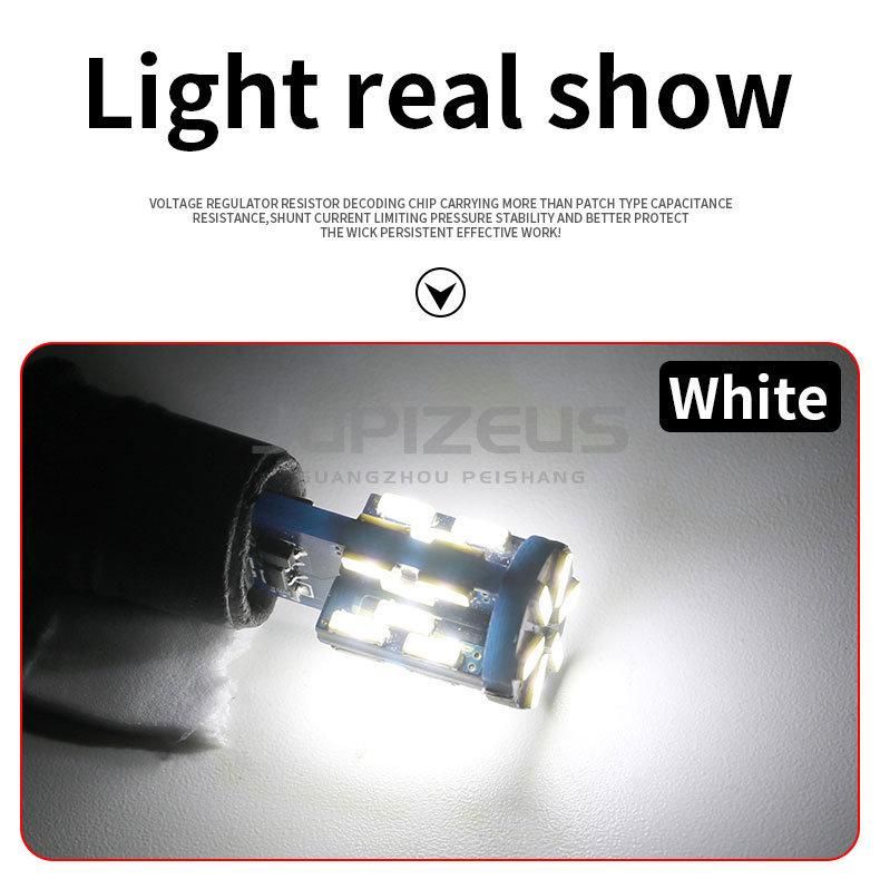 High Quality Width Lamp 194 168 Canbus Light T10 4014 30SMD for Car Light