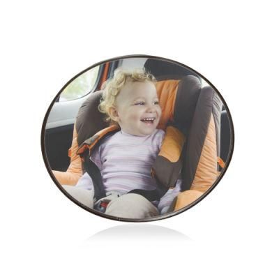 Large Wide Rear Facing Shatterproof Adjustable Infant Kids Round Baby Car Mirror