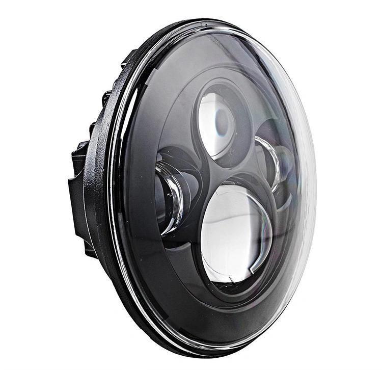 High Low Beam Round 45W Cars Running Lights Headlamp for Jeep Wrangler Jk Land Rover Defend 7′′ LED Headlight