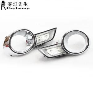 1 Pair LED DRL Daytime Running Lights Daylight Waterproof Fog Head Lamp White for Toyota Highlander 2009 2010 2011