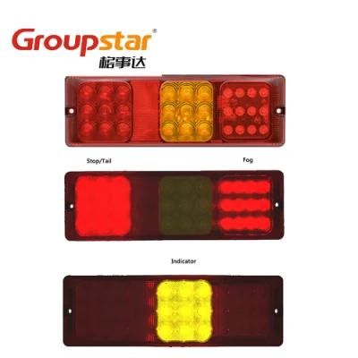 Truck Trailer Commercial LED Ligths Auto Combination Signal Tail Lamps