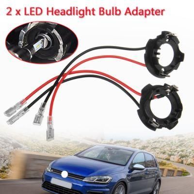 H7 LED Headlight Bulb Holder Retaining Clip Base Headlamp Socket Adapter for Volkswagen for VW for Golf 5 Mk5 Gti for Jetta