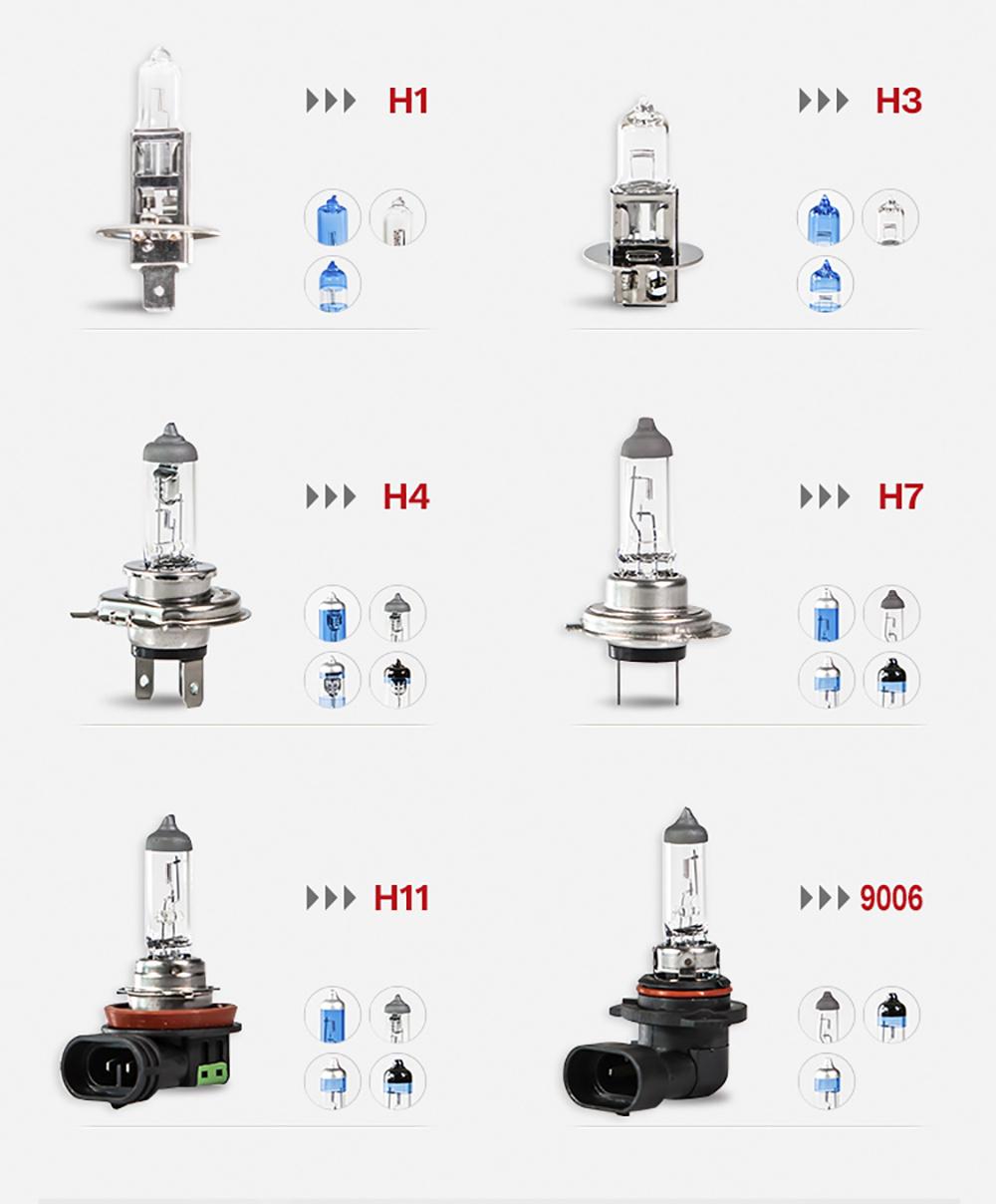 Manufacturer Factory H11 24V 70W Clear Color Halogen Bulb for Car