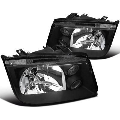 Apply to Car Headlight for VW Jetta Bora Mk4 1999-2005 Black Headlights with Fog Lamps Head Lamps