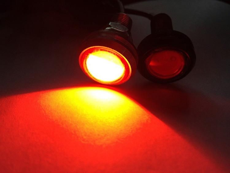 2PCS 18mm Daytime Running Lights Car LED Eagle Eye Lights DRL LED 12V Backup Reversing Parking Signal Automobiles Lamps DRL
