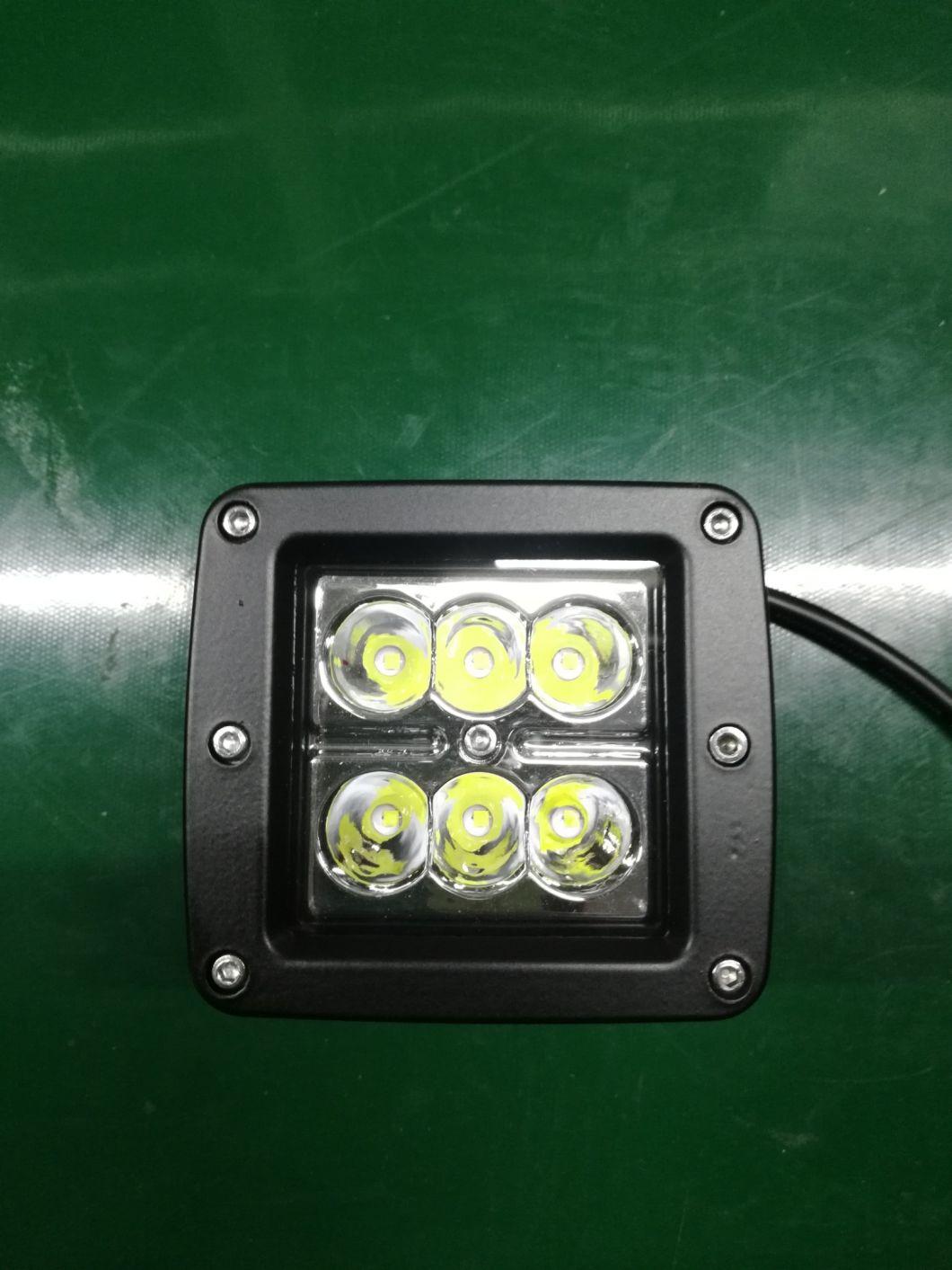 18W LED Pod Spot Flood Waterproof 67 Lights for SUV ATV