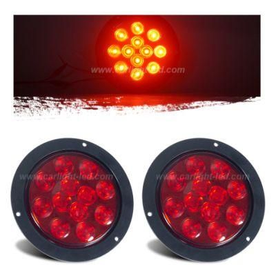 4&quot; Round Red LED Turn Stop Brake Trailer Tail Lights