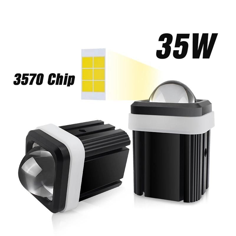 The Latest Mini Motorcycle Lp13 Lighting System 35W 3570 Chip LED Motorcycle Headlight Four-Color White Yellow Blue by Car