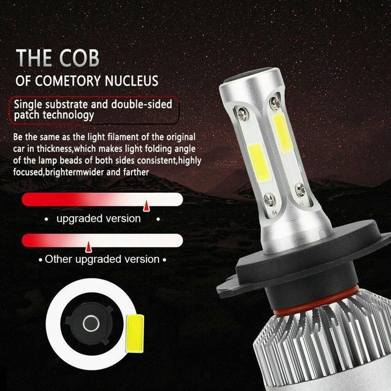 Car LED S2 Head Lamp 8000lm High Power LED Kit H7 H13 LED Lights for Car