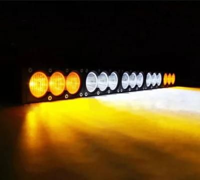 150W 180W 240W White Amber Combo Single Row LED Light Bar for 4WD Jeep Offroad ATV UTV