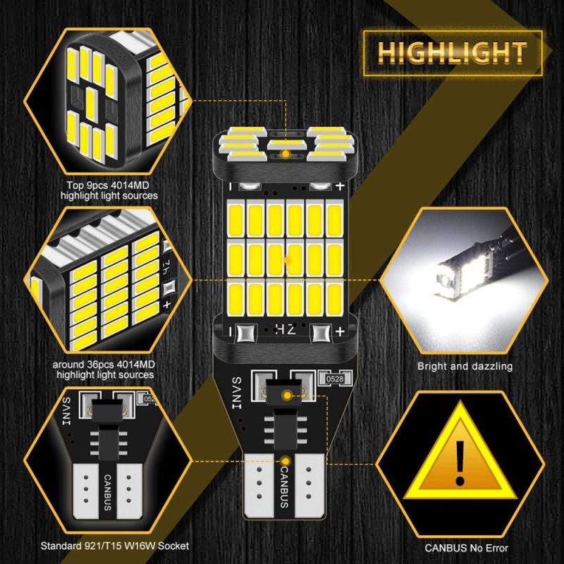 Whole Sale T15 LED Canbus LED Bulb Car Backup Reverse Lights