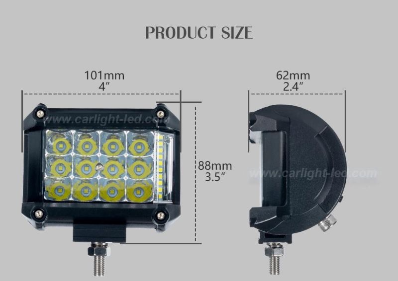 63W 3030 LED Work Lamp LED Bar Lamp Headlamp LED Light Bar for Truck, SUV, Car