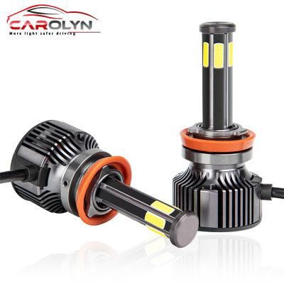 Carolyn 6 Sides 9-32V Car Lights LED Headlight X6 H3 H4 H7 H11 9006 9005 Head Light for Car
