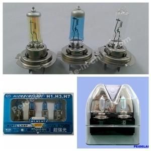 Long Life Span 12V Clear Quartz H7 Automotive Halogen Light Bulb