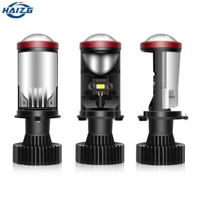 Haizg Imported Wick Y8 Lens LED Headlight Fisheye Lens Spotlight 6000K LED Bulbs 40W H4 Auto Lighting System