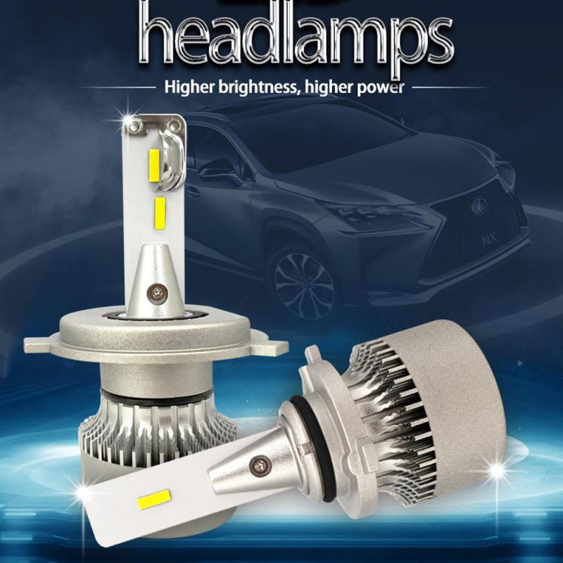 2PCS H4 LED H7 H11 H8 9006 Hb4 H1 H3 Hb3 Zes Auto Car Headlight 72W 8000lm High Low Beam Bulb Automobile Lamp 6500K 12V