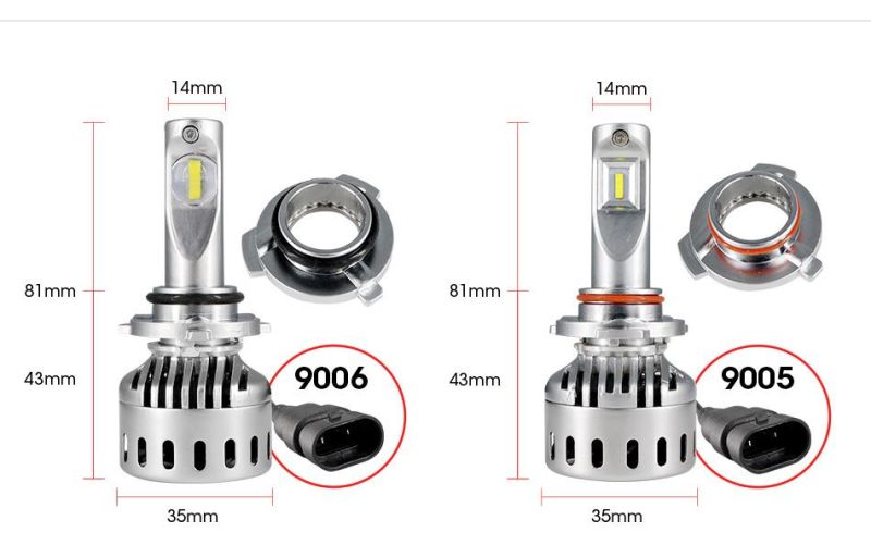 Super Bright 12000 Lm LED Car Headlight Bulbs for 9005/9006/H7/H11