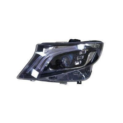 Auto Headlamp Parts Car Front Headlight for Vito/V220/V260 Upgrade to LED