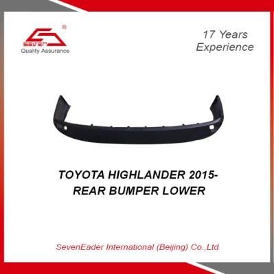 Auto Spare Body Parts Rear Bumper Lower for Toyota Highlander 2015-