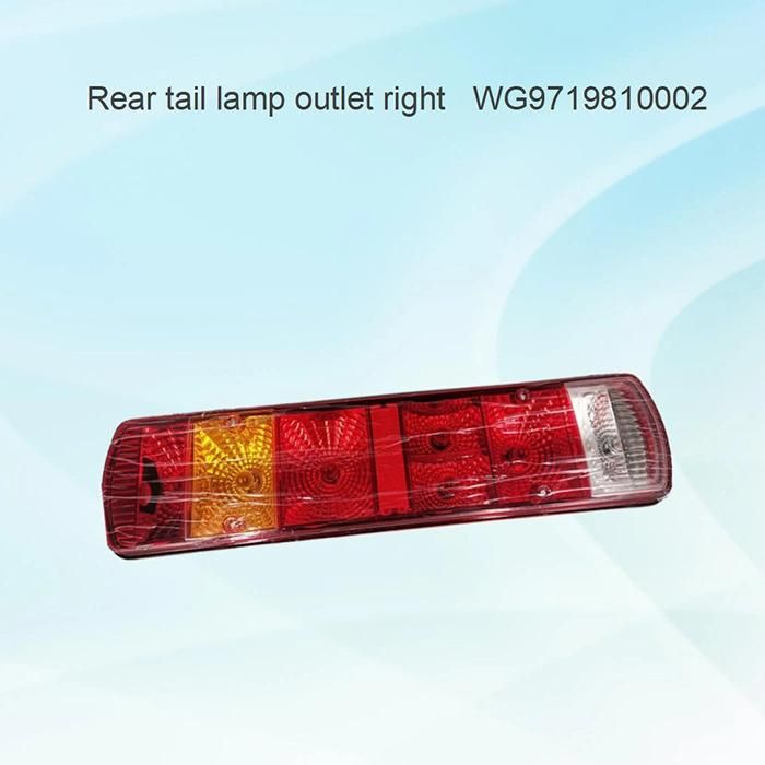 Wg9719810002 Original Sinotruk HOWO Truck Spare Parts Right Rear Combination Lamp for All Sinotruk Heavy Truck