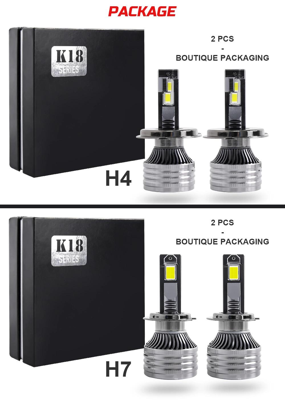 High Power High Lumen 160W 36000lm 12V 24V Car LED Bulbs Canbus Error Free Decoder LED H4 H1 H7 H11 LED Headlight