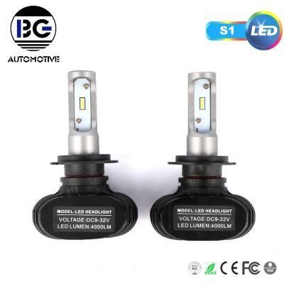 Wholesale S1 Super Bright H4 9005 9006 Hi/Low 6000lm LED Car Headlight