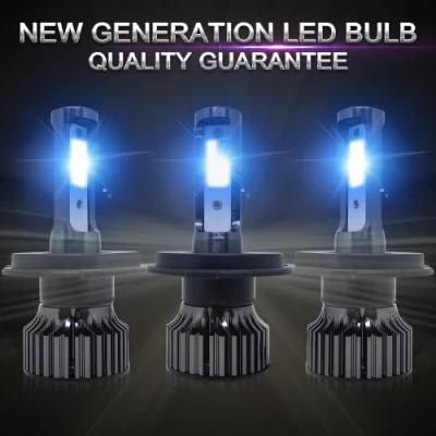 Powerful Super Bright LED LED Headlight H4 Auto Lamp Car Automobiles LED Head Lamp 12V 24V 8000K Blue Light