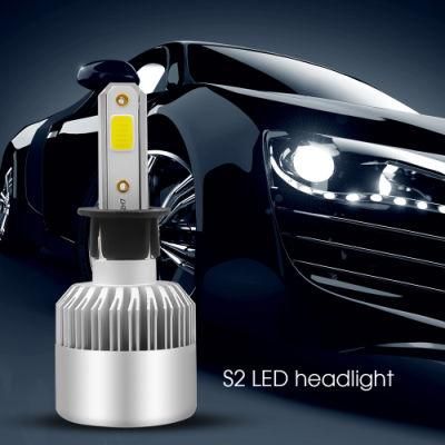 Auto Lamps S2 72W 8000lm Turbo Car Accessories 6500K 4300K 8000K LED Fog Light