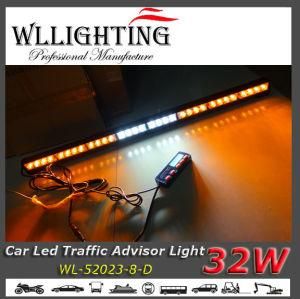 Amber White Dual Colors LED Traffic Directional Warning Light