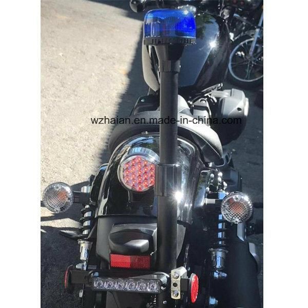 Haibang LED Rotating Flashing Telescopic Pole Beacon Light for Police Motorcycle
