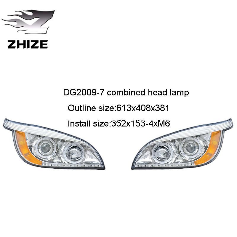 Chinese Dg2009-7 Outline Size 613X408X381 Combined Head Lamp of Donggang Lamps