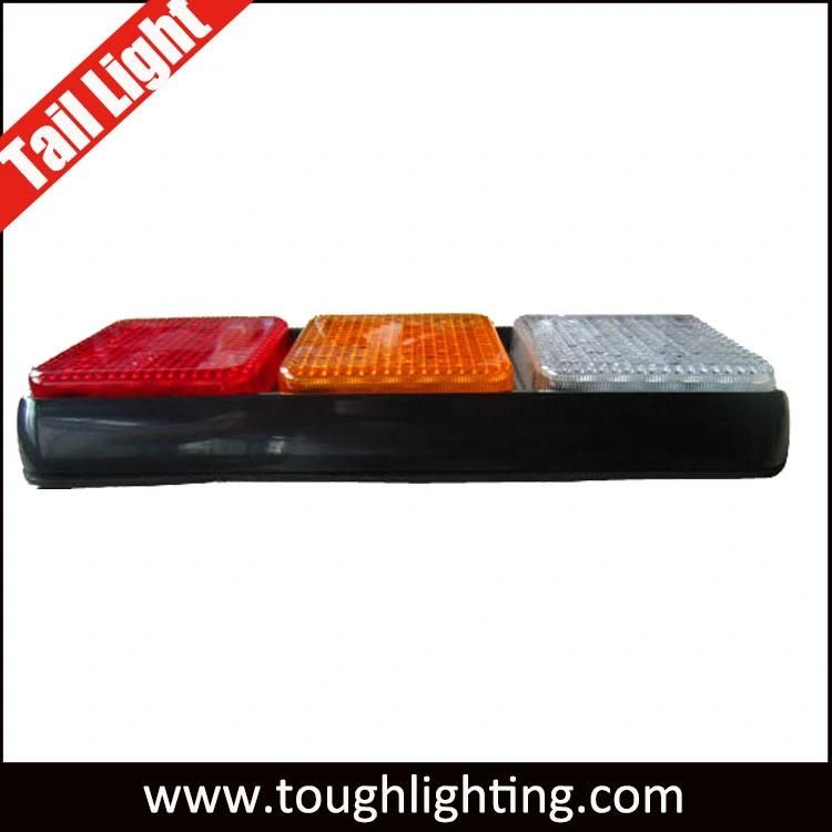 LED 3 Pod Truck Stop Turn Tail Reverse Combination Light
