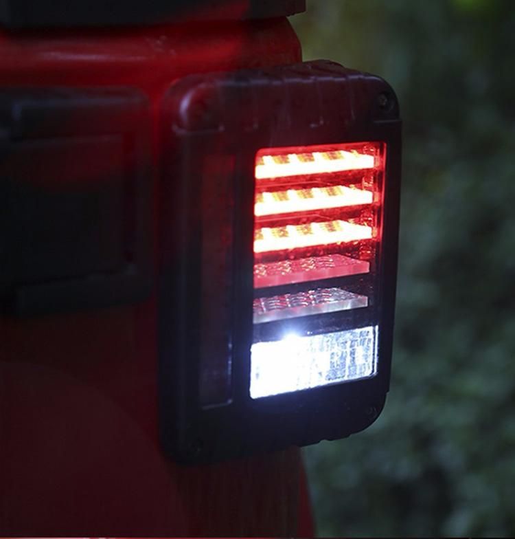 Clear Smoked LED Tail Lights for Jeep Wrangler Jk Brake Rear Reverse Lights Turn Signal LED Car Brake Light